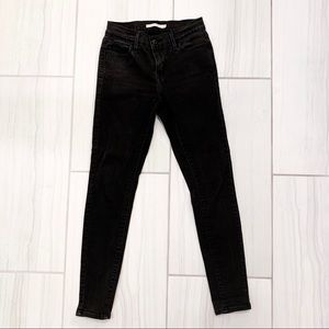 Levi’s Black 710 Super Skinny Jeans
